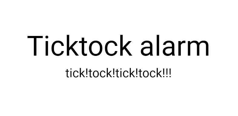 TickTock Alarm app screenshots
