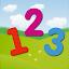 Mathematics and numbers for kids. Learn numbers icon