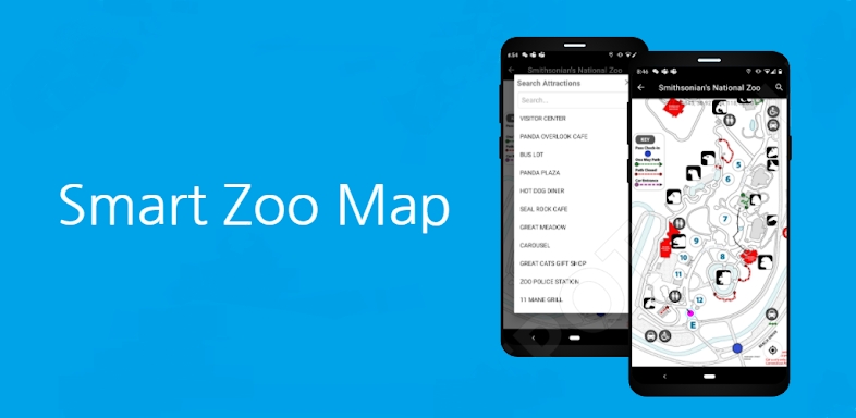 Dallas Zoo SmartZooMap screenshots