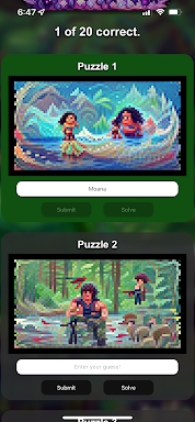 Pixel Quiz screenshots