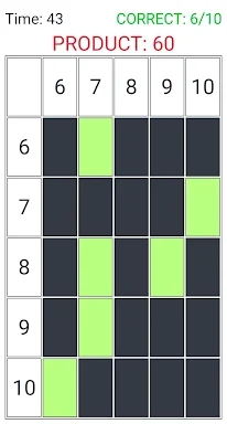 Times Table Grid Game screenshots