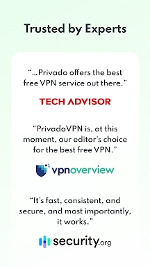 PrivadoVPN - VPN App & Proxy screenshots
