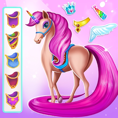 Unicorn Pony Horse Care Game screenshots