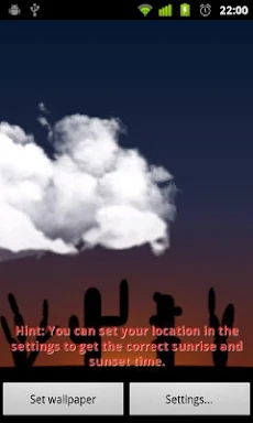 Cloudy Sky Live Wallpaper screenshots