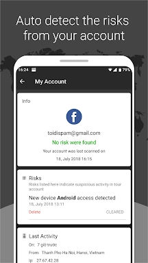 Protect Me - Accounts and Mobi screenshots