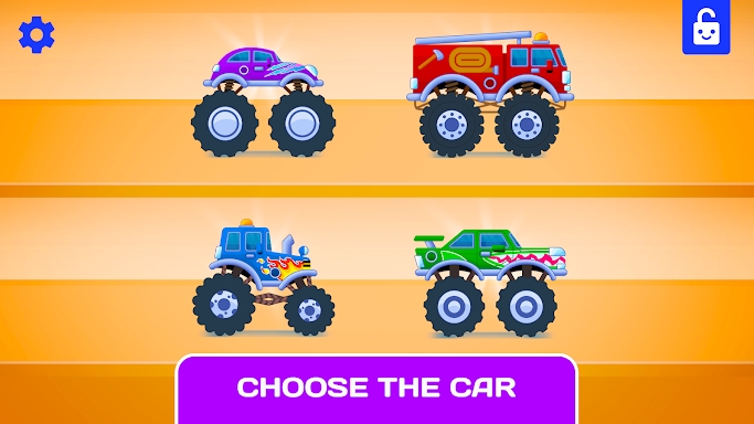 Monster Truck Games for Kids 2 screenshots
