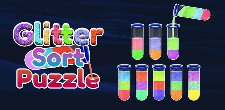 Glitter Color Sort! Water Puzz screenshots