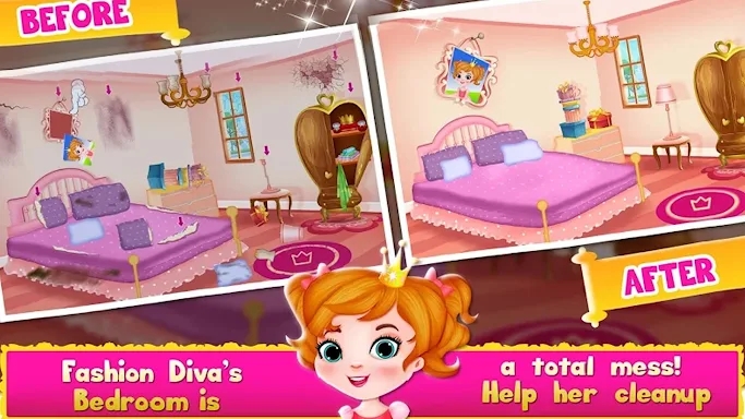 Cleaning games for Kids Girls screenshots