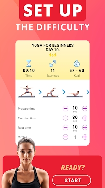Hatha yoga for beginners screenshots
