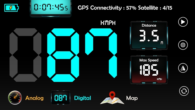 GPS Speedometer HUD Odometer screenshots