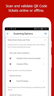 Ticketing.events QR Scanner screenshots