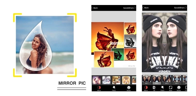 Photo Editor Collage MirrorApp screenshots