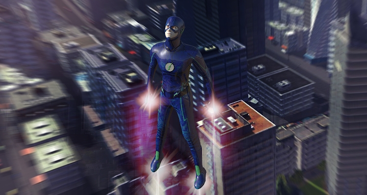 Superhero Flying speedster screenshots
