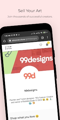 Stopover: Design. Shop. Sell. screenshots