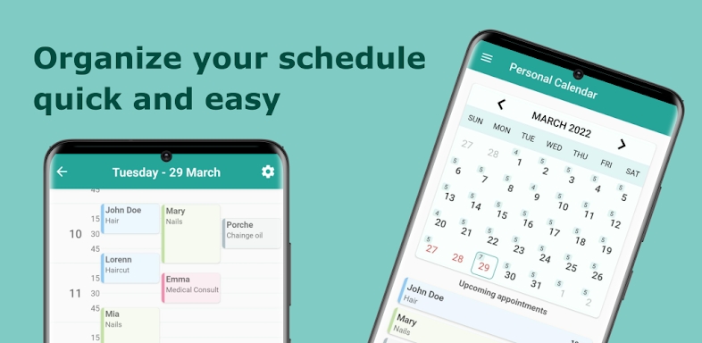 Appointments Planner Calendar screenshots