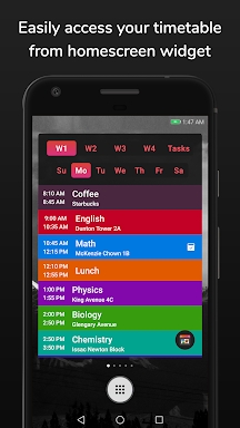 School Timetable - Class, University Plan Schedule screenshots