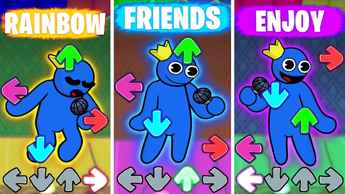 Rainbow Friends VS FNF Mod screenshots