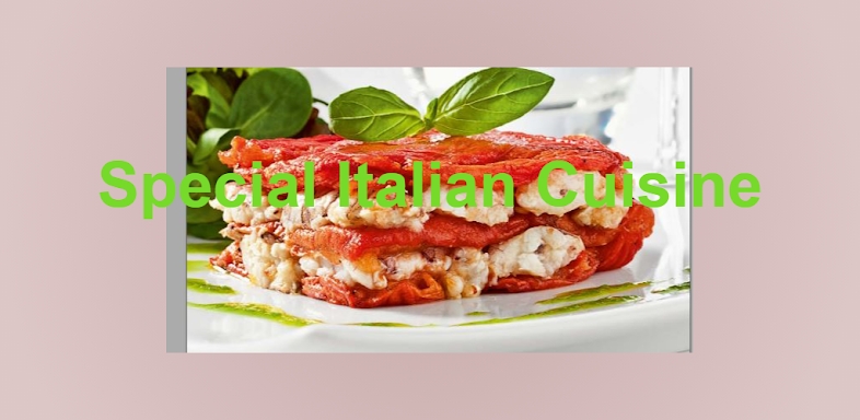 Special Italian Cuisine screenshots