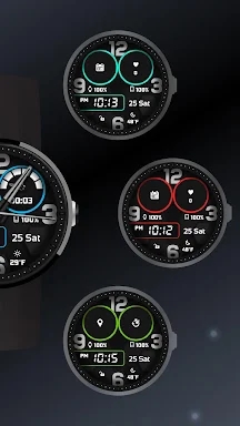 Smartoid WatchFace screenshots