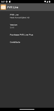 PVR Live screenshots