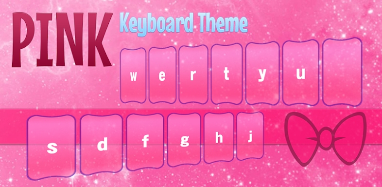 Pink Keyboard Theme screenshots