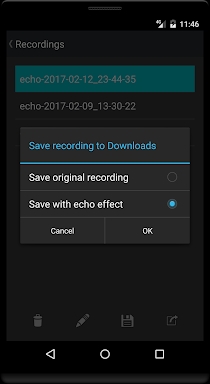Echo screenshots