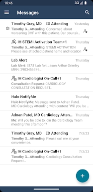 symplr Clinical Communications screenshots