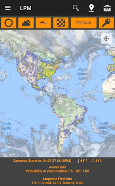 Light Pollution Map - Dark Sky screenshots