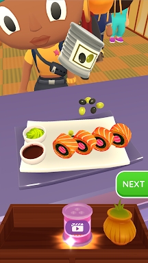 Sushi Roll 3D - Cooking ASMR screenshots