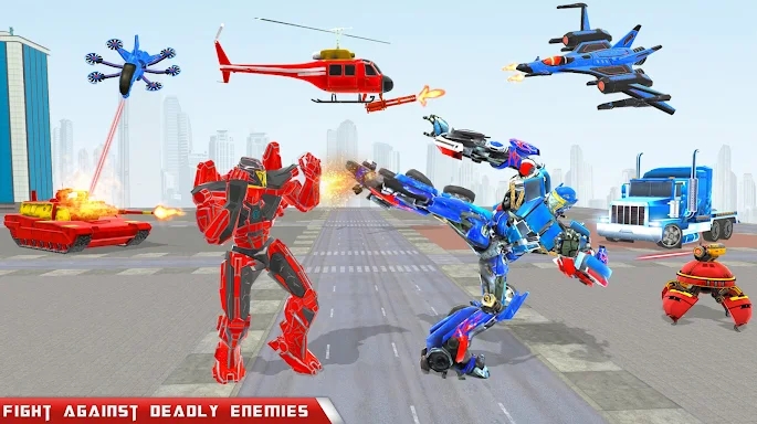 Robot Car Transform War Games screenshots