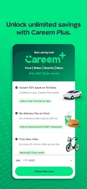 Careem – rides, food & more screenshots