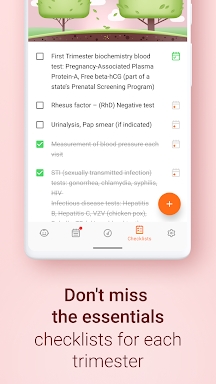 Pregnancy and Due Date Tracker screenshots