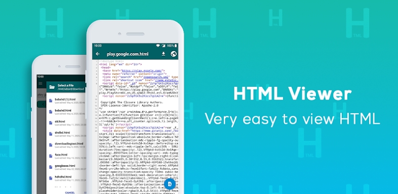 HTML Viewer screenshots