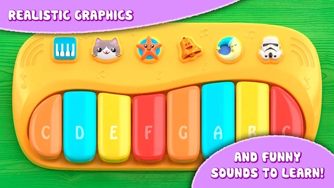 Piano for babies and kids screenshots