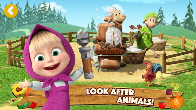 Masha and the Bear: Farm Games screenshots