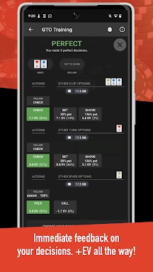 Postflop+ GTO Poker Trainer screenshots