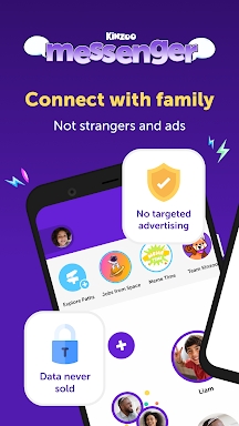Kinzoo: Fun All-Ages Messenger screenshots