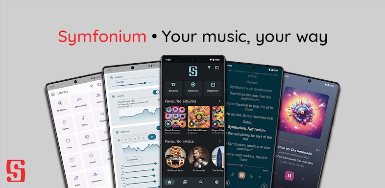 Symfonium: Music player & cast screenshots