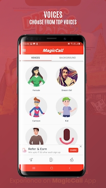 MagicCall – Voice Changer App screenshots