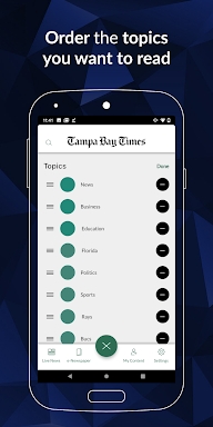 Tampa Bay Times e-Newspaper screenshots