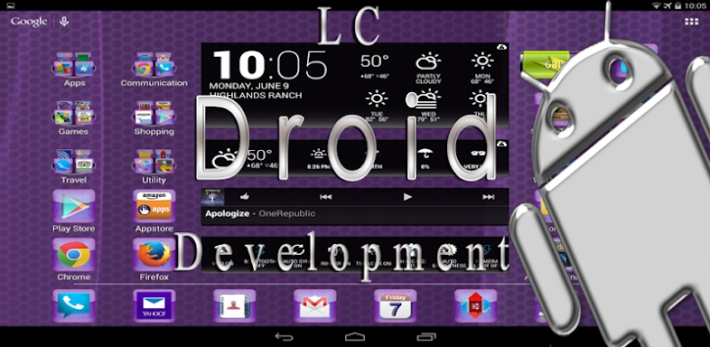 LC Purple Theme screenshots