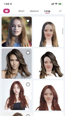 Hairstyle Try On: Photo Editor screenshots