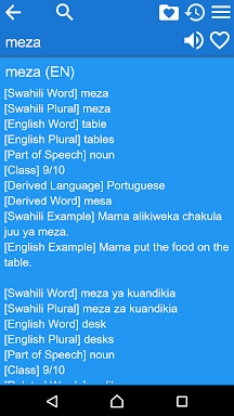 English Swahili Dictionary screenshots