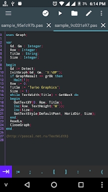 Pascal N-IDE - Editor Compiler screenshots