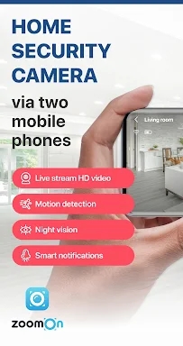 ZoomOn Home Security Camera screenshots