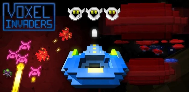Voxel Invaders screenshots