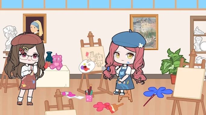 YOYO Doll School life Dress up screenshots