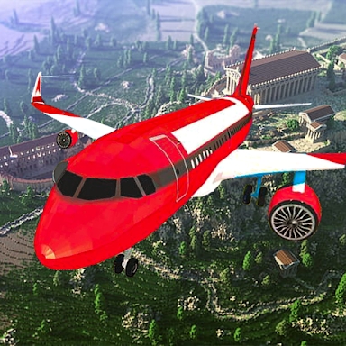 Airplane game flight simulator screenshots
