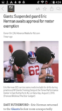 NJ.com: New York Giants News screenshots