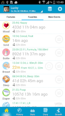 Baby Care - track baby growth! screenshots